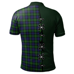 Clan Gordon Tartan Polo Shirt - Lion Rampant And Celtic Thistle Style KK72 Gordon Tartan Tartan Polo   