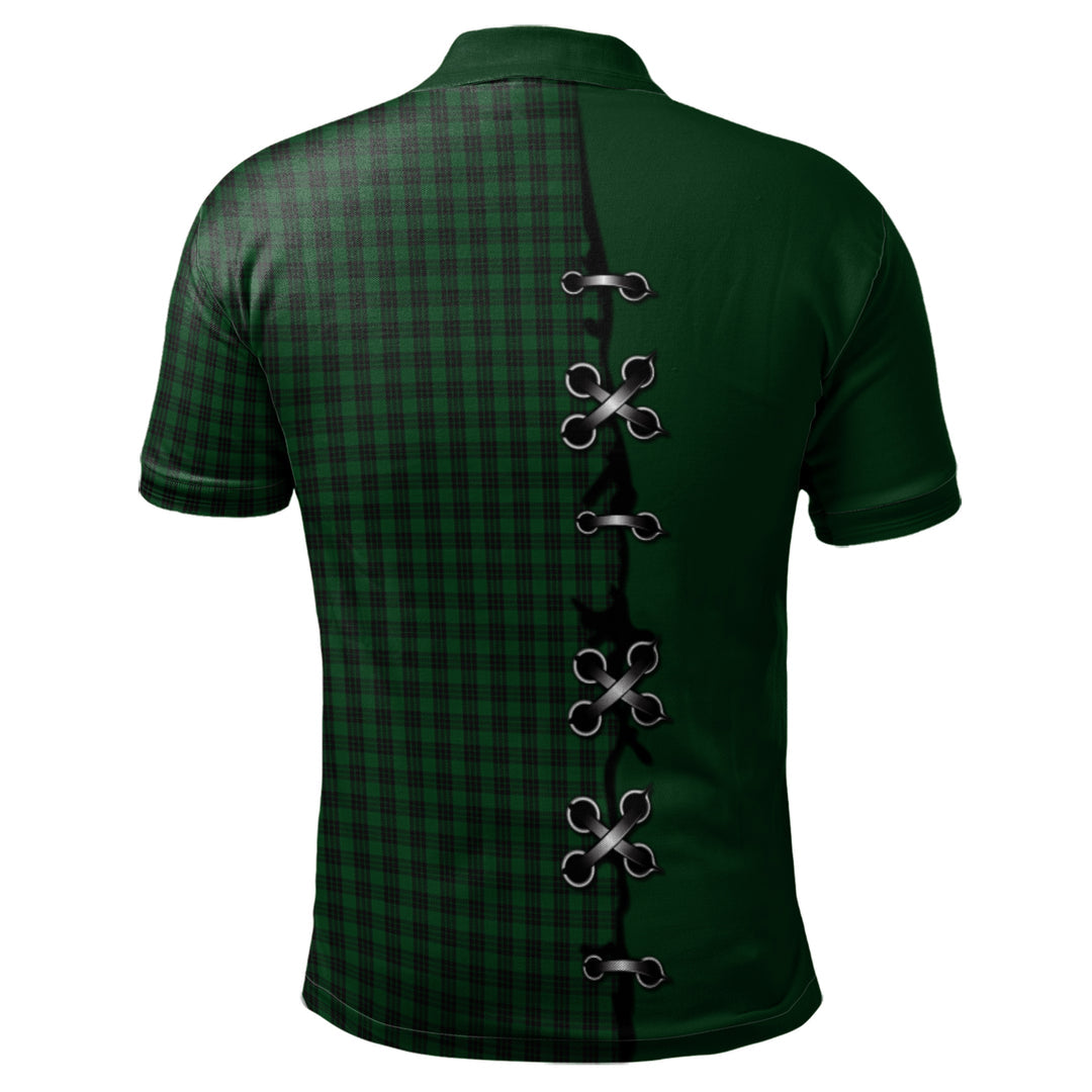 Clan Graham Tartan Polo Shirt - Lion Rampant And Celtic Thistle Style TM68 Graham Tartan Tartan Polo   