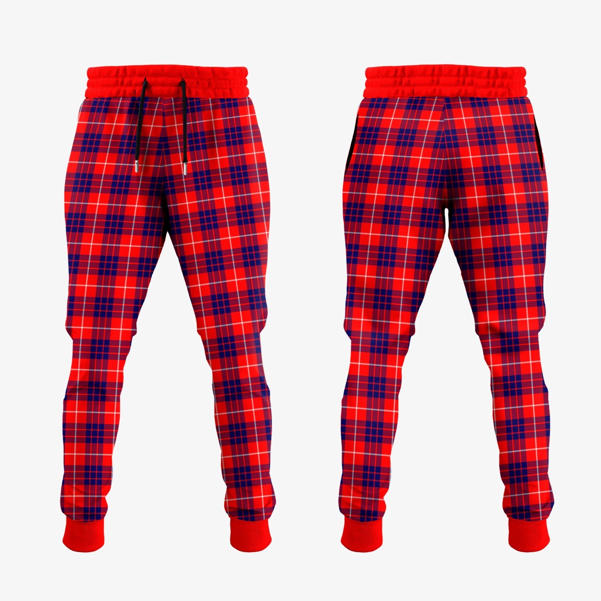 Clan Hamilton Modern Tartan Crest Jogger Sweatpants EE35 Clan Hamilton Tartan Today   