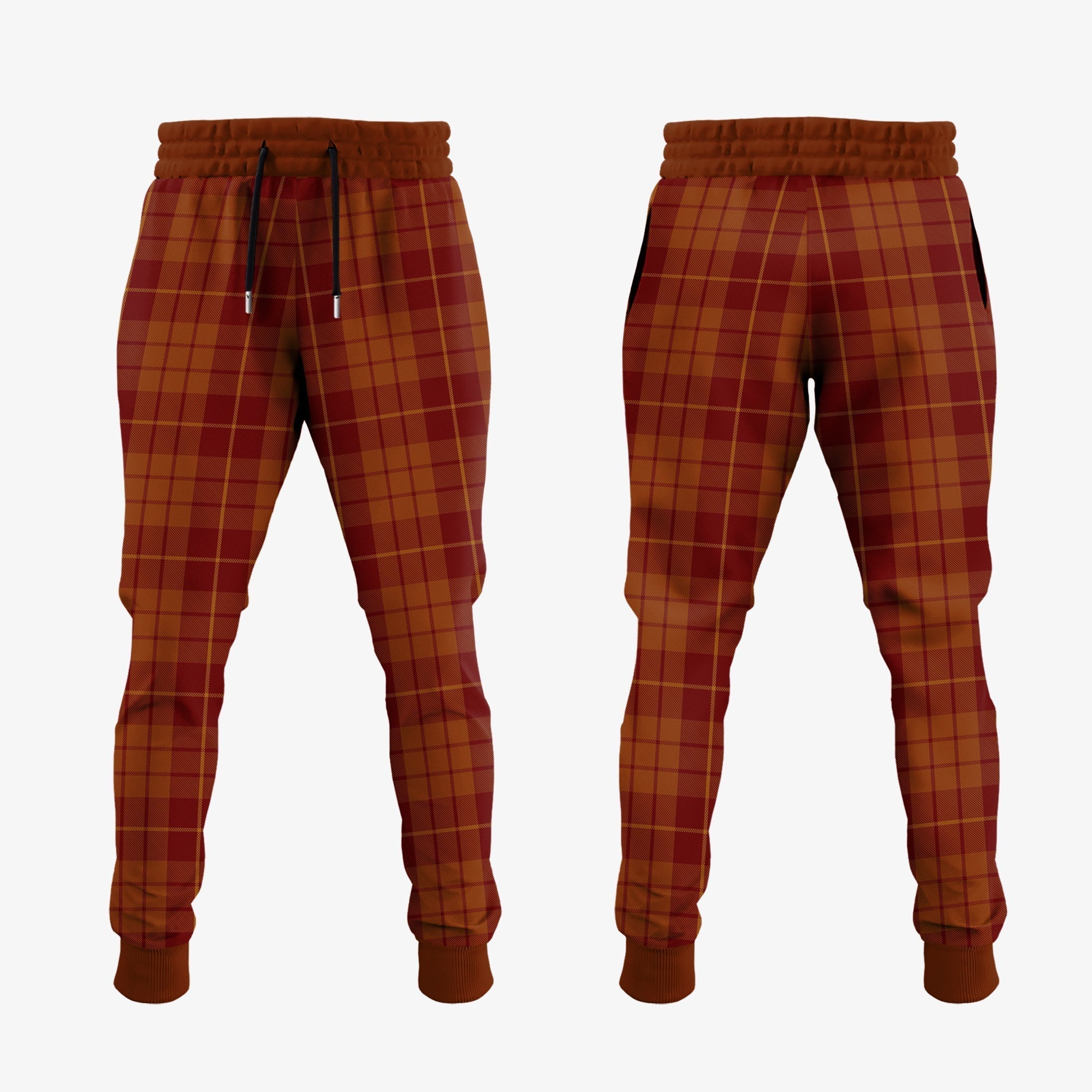 Clan Hamilton Red Tartan Crest Jogger Sweatpants DM11 Clan Hamilton Tartan Today   