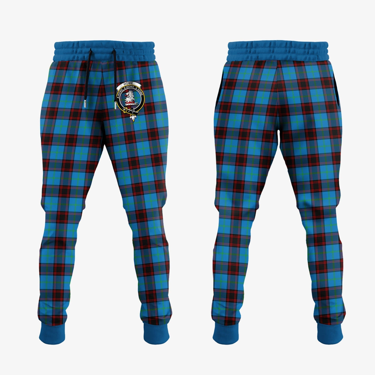 Clan Home Ancient Tartan Crest Jogger Sweatpants YP94 Clan Home/Hume Tartan Today   