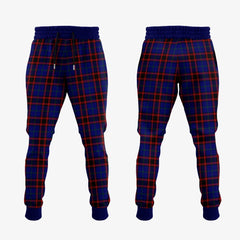 Clan Home Modern Tartan Crest Jogger Sweatpants SM61 Clan Home/Hume Tartan Today   