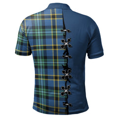 Clan Hope Ancient Tartan Polo Shirt - Lion Rampant And Celtic Thistle Style KR17 Hope Ancient Tartan Tartan Polo   