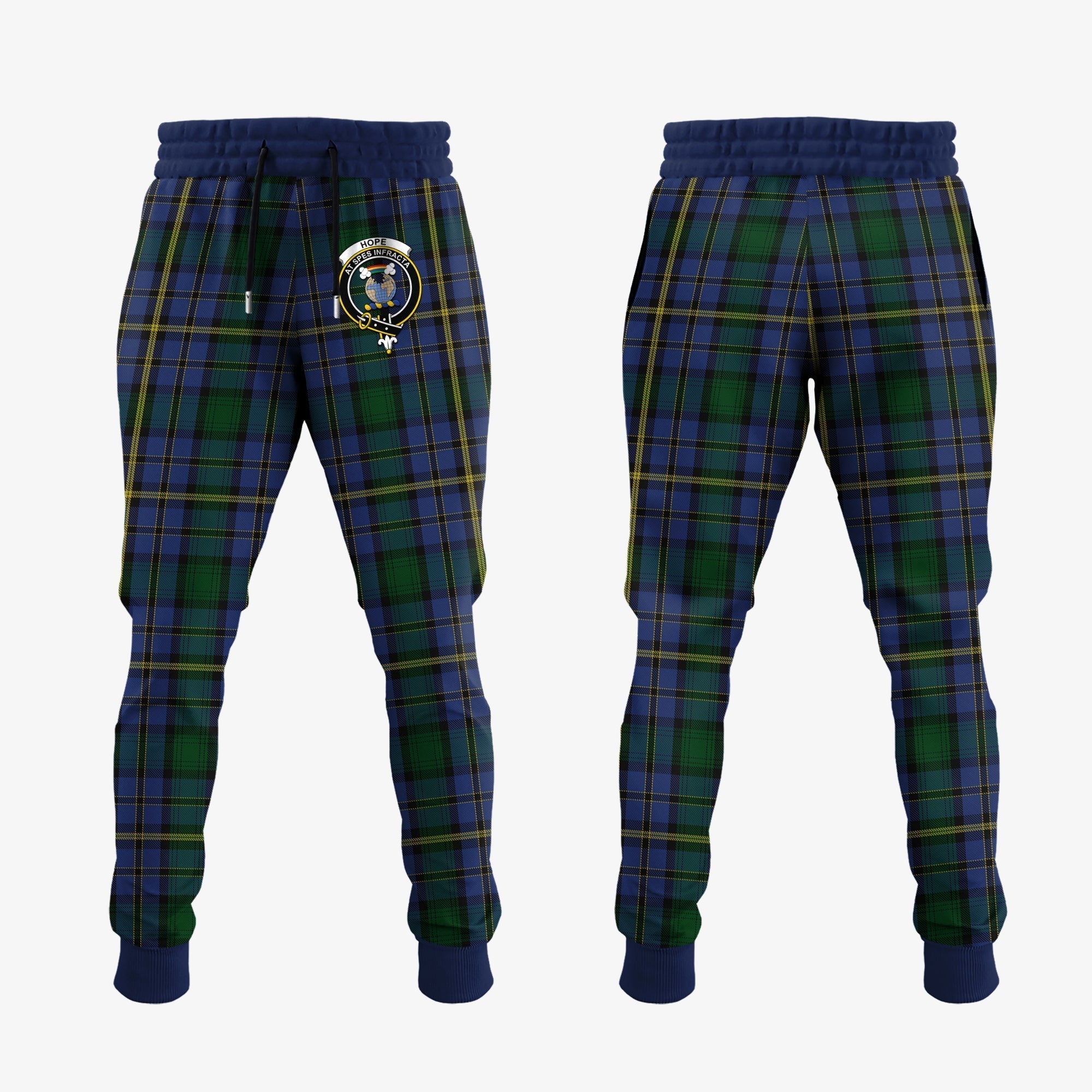 Clan Hope Originaux Tartan Crest Jogger Sweatpants GN74 Clan Hope Tartan Today   