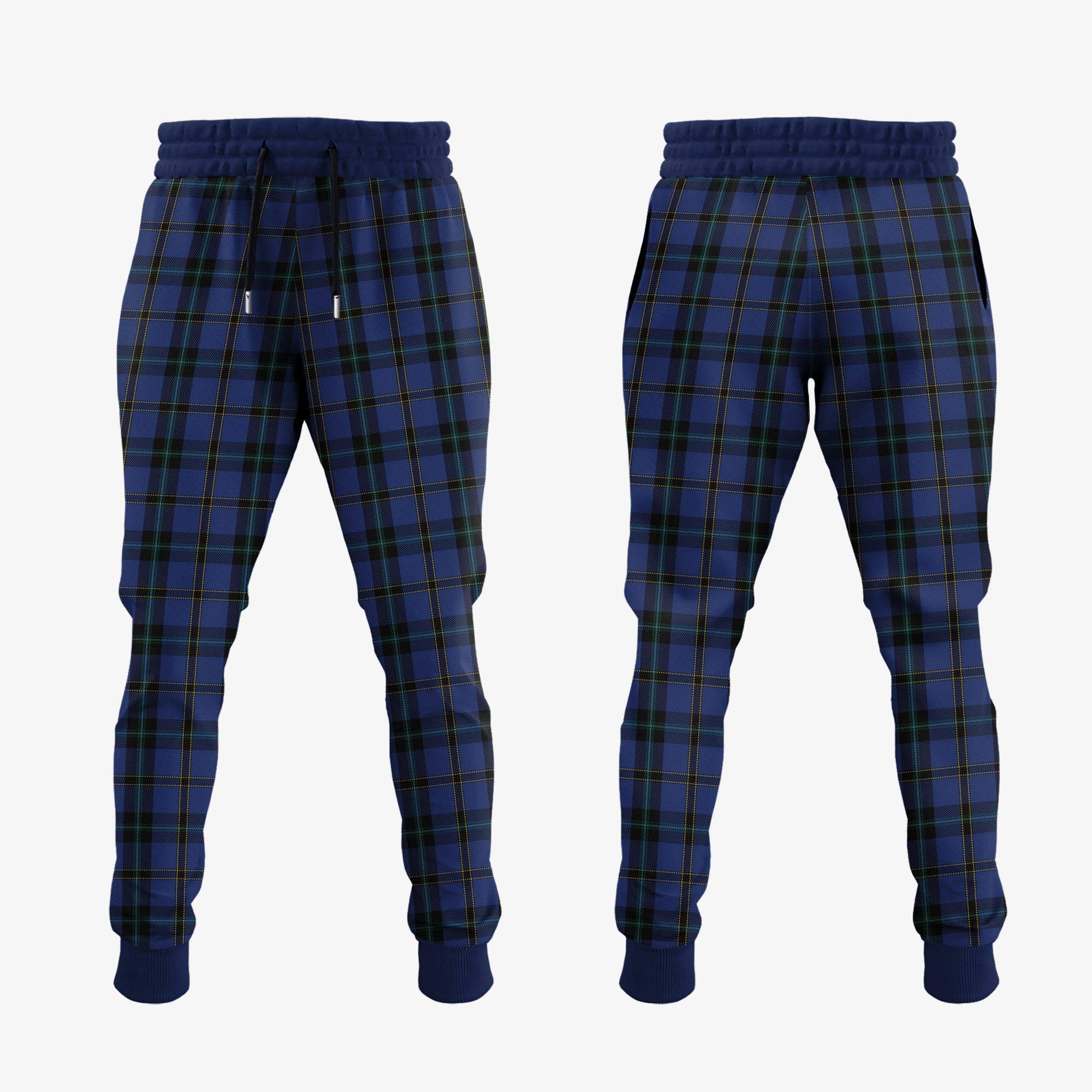 Clan Hope (Vere - Weir) Tartan Crest Jogger Sweatpants DN79 Clan Weir Tartan Today   