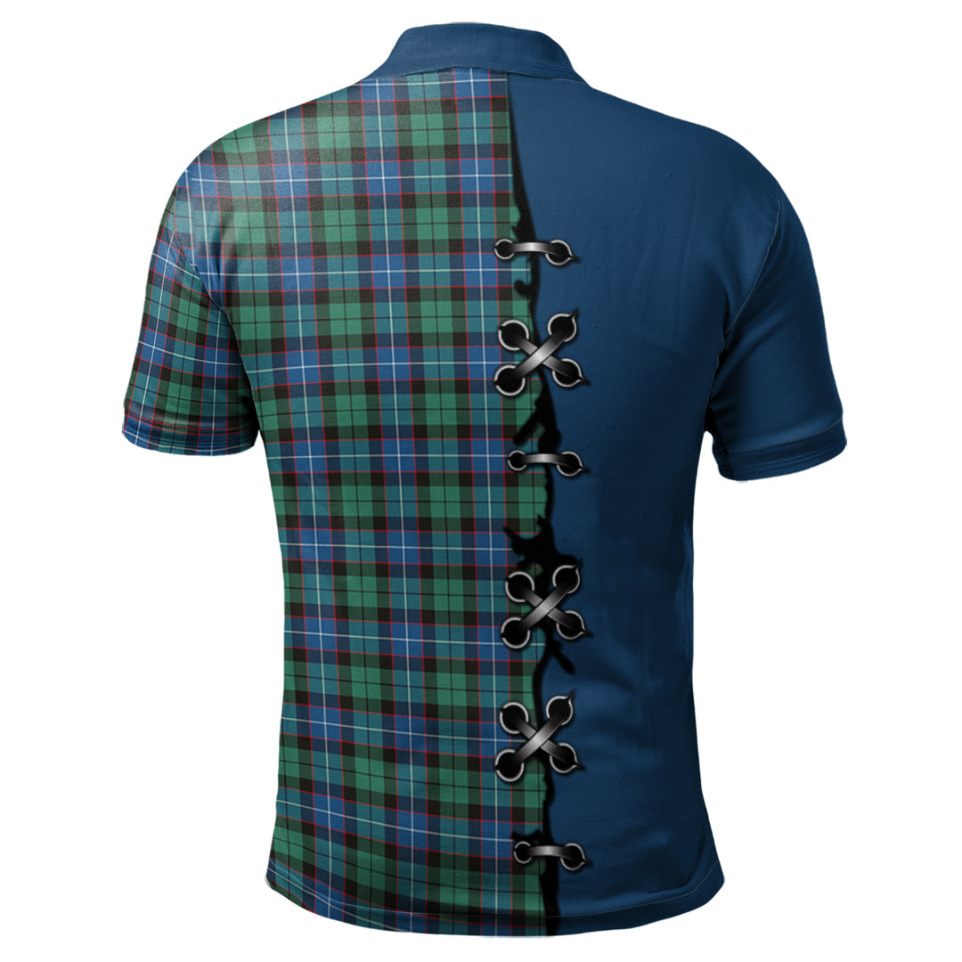 Clan Hunter Ancient Tartan Polo Shirt - Lion Rampant And Celtic Thistle Style YY83 Hunter Ancient Tartan Tartan Polo   