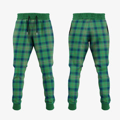 Clan Kennedy Ancient Tartan Crest Jogger Sweatpants PA14 Clan Kennedy Tartan Today   