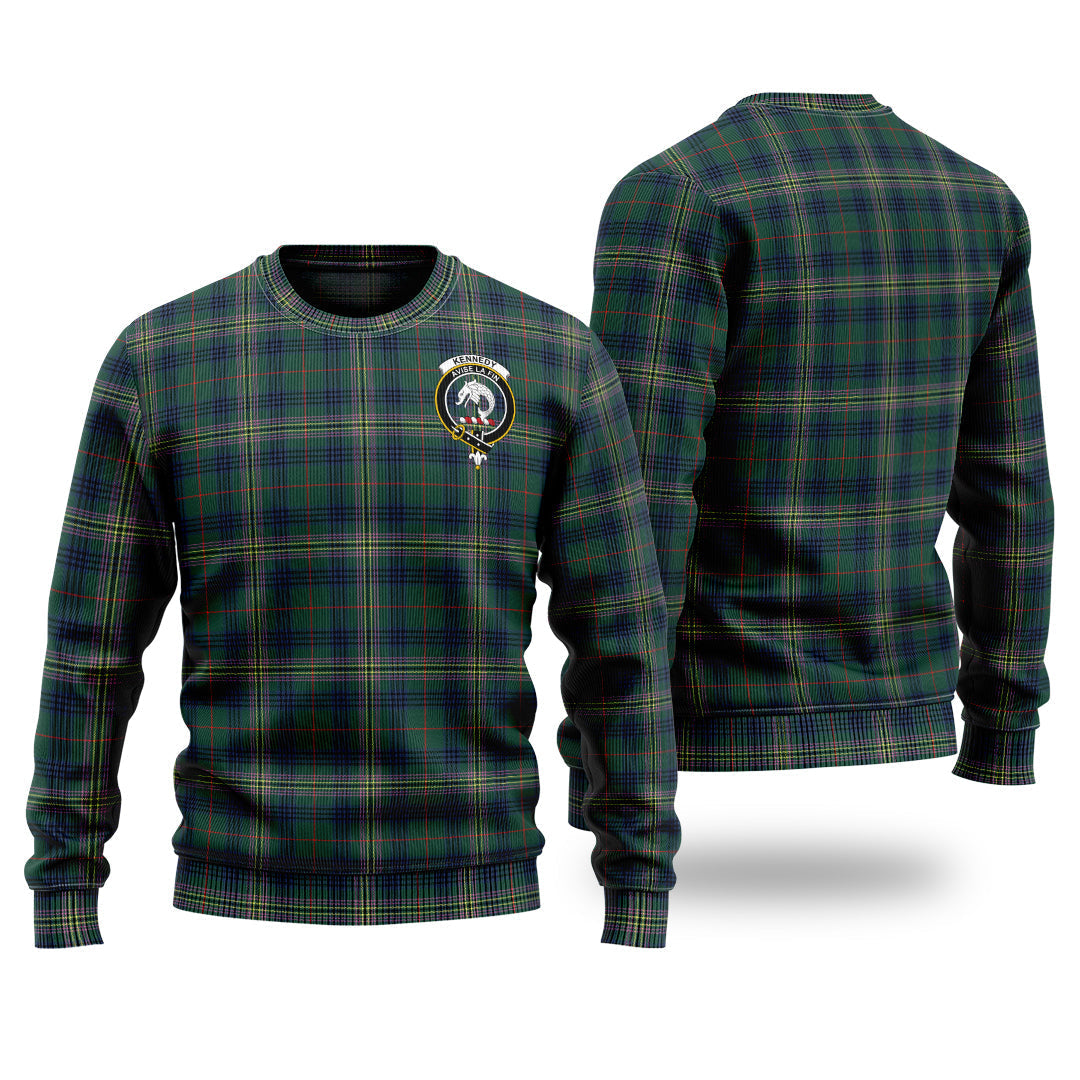 Clan Kennedy Modern Tartan Christmas Ugly Sweater FU50 Kennedy Modern Tartan Tartan Sweater   