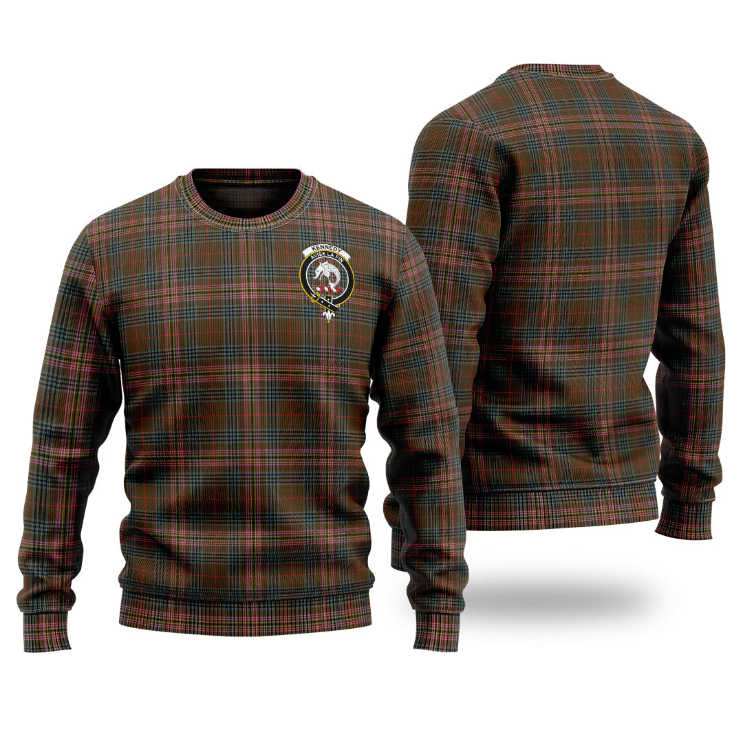 Clan Kennedy Weathered Tartan Christmas Ugly Sweater TW22 Kennedy Weathered Tartan Tartan Sweater   