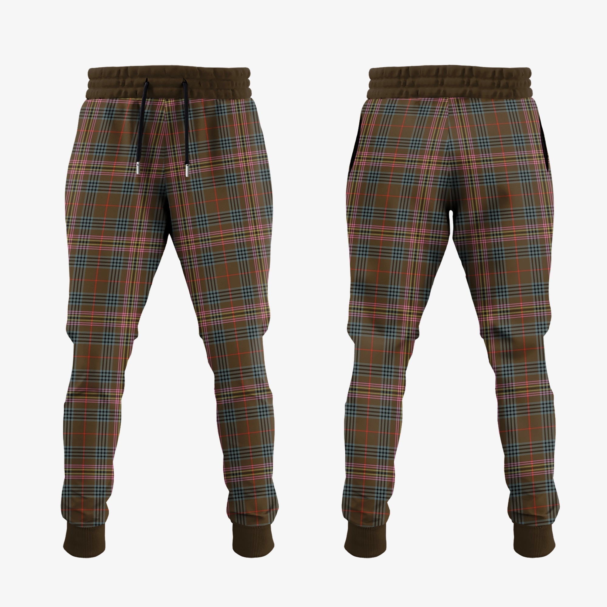 Clan Kennedy Weathered Tartan Crest Jogger Sweatpants GW99 Clan Kennedy Tartan Today   