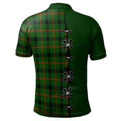 Clan Kincaid Modern Tartan Polo Shirt - Lion Rampant And Celtic Thistle Style PH68 Kincaid Modern Tartan Tartan Polo   