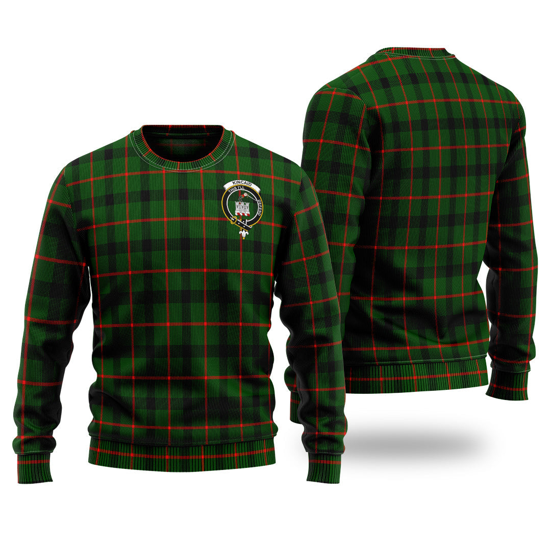 Clan Kincaid Modern Tartan Christmas Ugly Sweater TX19 Kincaid Modern Tartan Tartan Sweater   