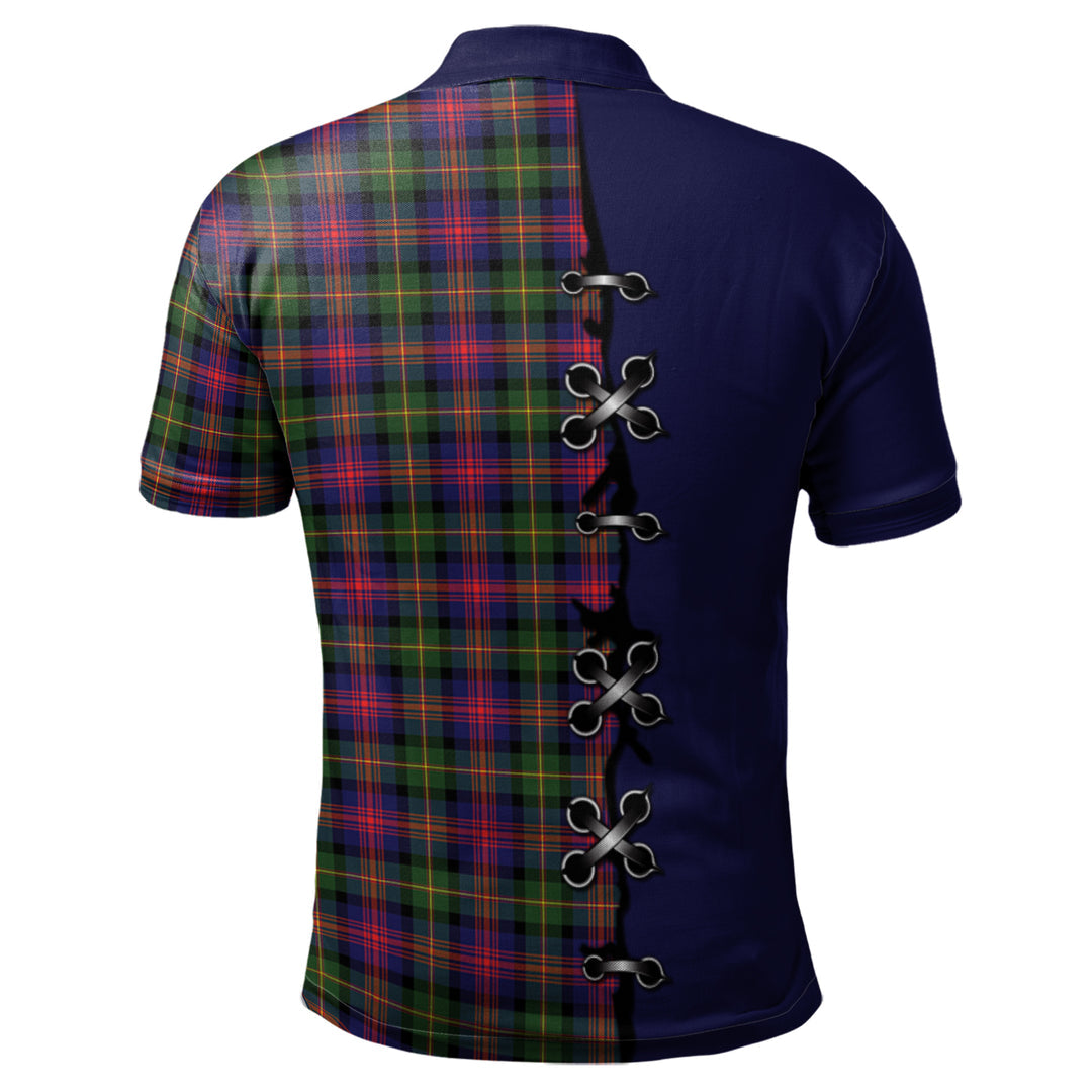 Clan Logan Modern Tartan Polo Shirt - Lion Rampant And Celtic Thistle Style VA79 Logan Modern Tartan Tartan Polo   