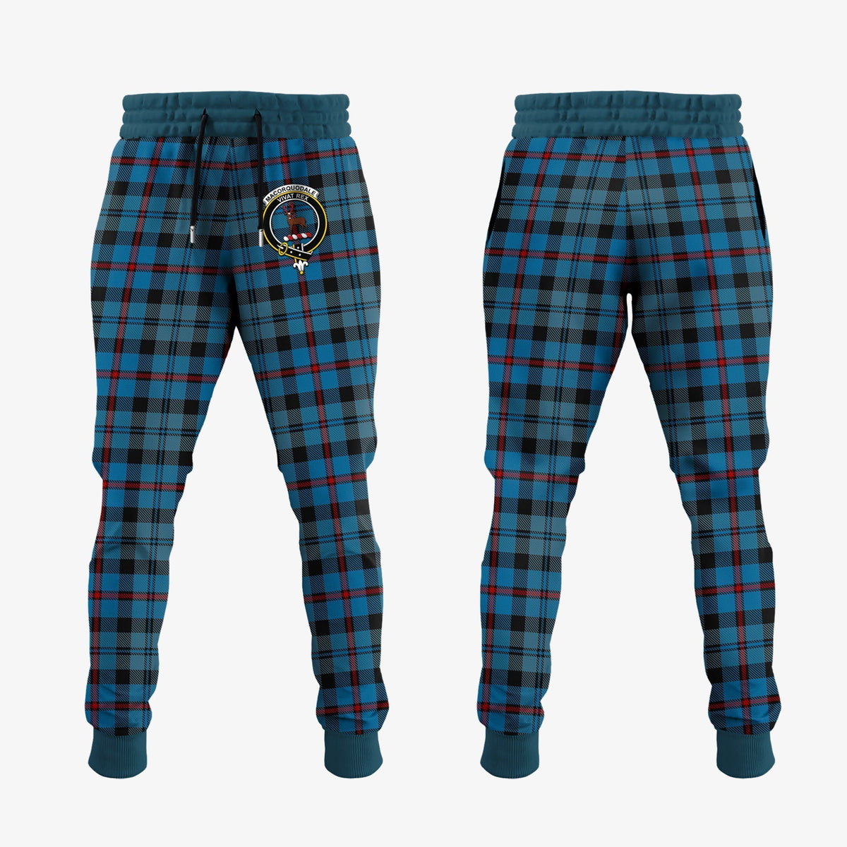 Clan MacCorquodale Tartan Crest Jogger Sweatpants DU23 Clan MacCorquodale Tartan Today   