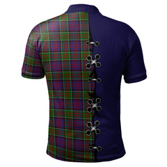 Clan MacDonald of Clanranald Modern Tartan Polo Shirt - Lion Rampant And Celtic Thistle Style AM84 MacDonald of Tartanranald Modern Tartan Tartan Polo   