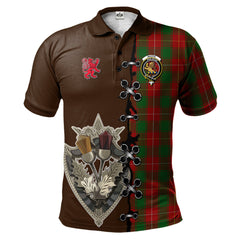 Clan MacFie Tartan Polo Shirt - Lion Rampant And Celtic Thistle Style UY16 MacFie Tartan Tartan Polo   