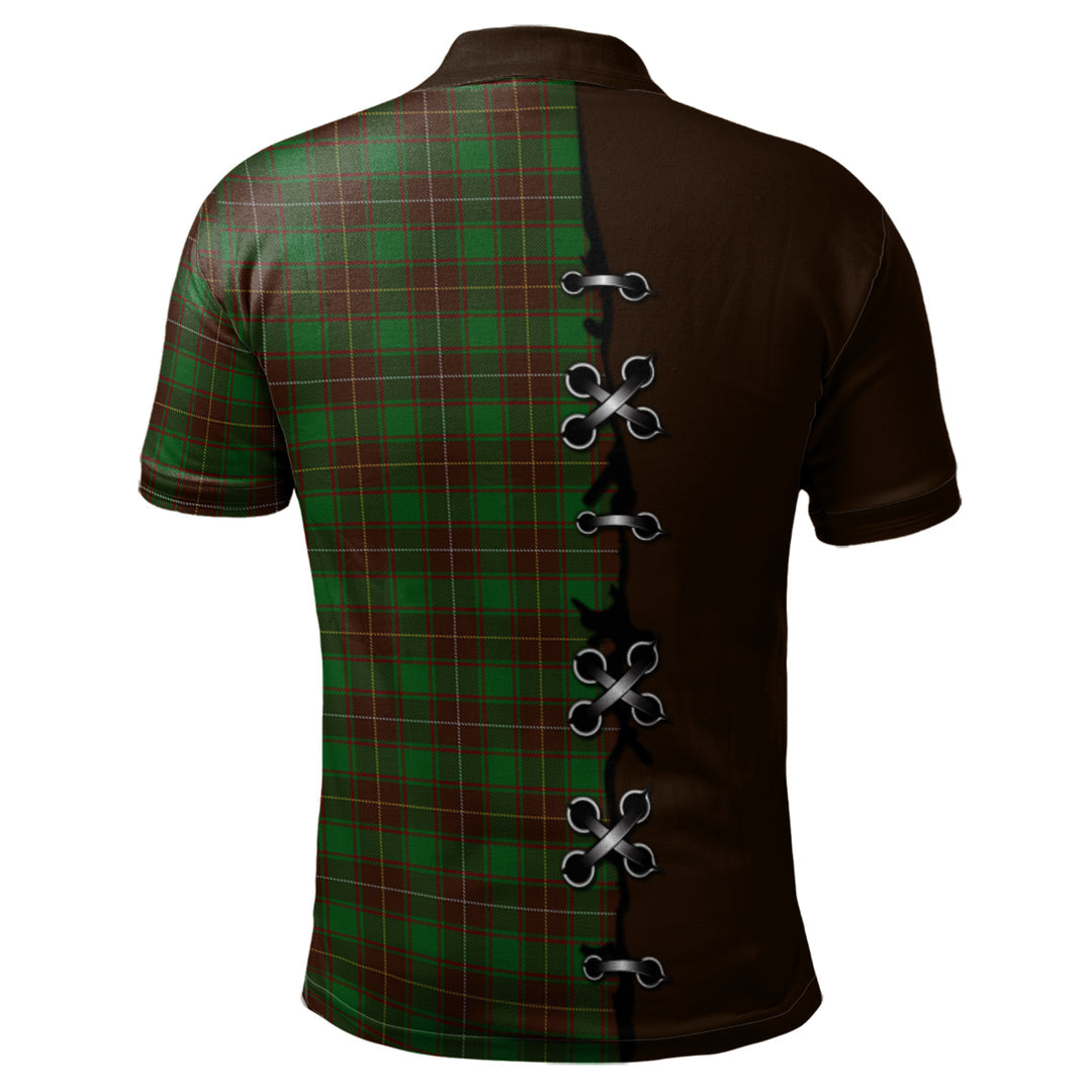 Clan MacFie Hunting Tartan Polo Shirt - Lion Rampant And Celtic Thistle Style EQ92 MacFie Hunting Tartan Tartan Polo   