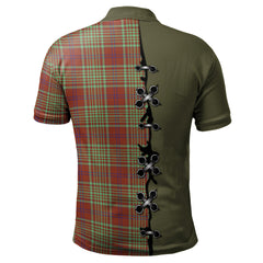 Clan MacGillivray Hunting Ancient Tartan Polo Shirt - Lion Rampant And Celtic Thistle Style OT70 MacGillivray Hunting Ancient Tartan Tartan Polo   