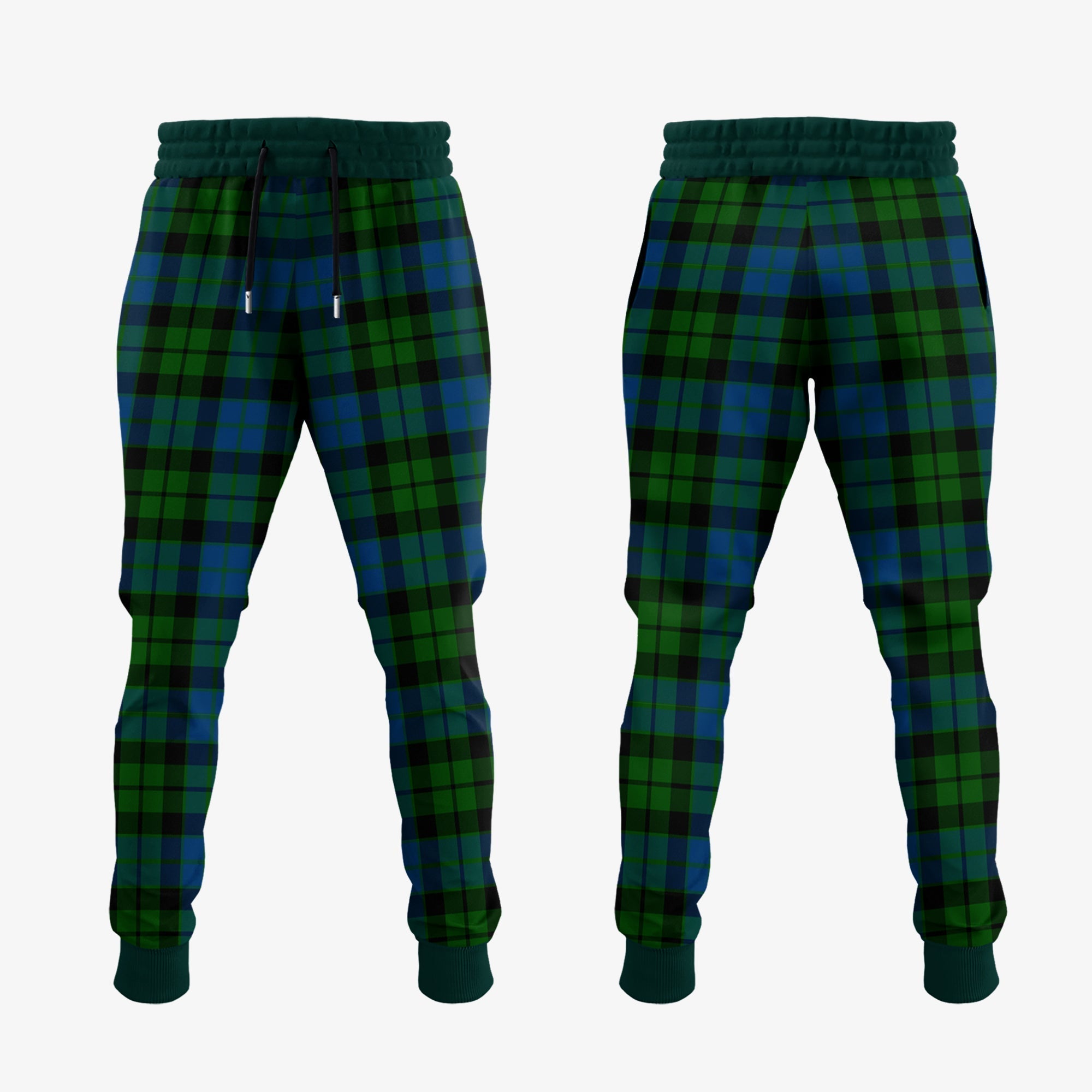 Clan MacKie Tartan Crest Jogger Sweatpants PK26 Clan Mackie Tartan Today   