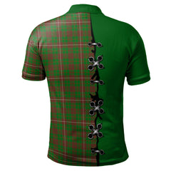 Clan MacKinnon Hunting Modern Tartan Polo Shirt - Lion Rampant And Celtic Thistle Style UH48 MacKinnon Hunting Modern Tartan Tartan Polo   