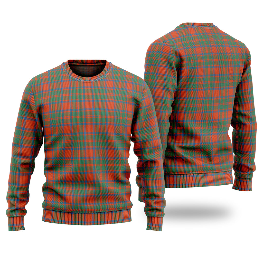 Clan MacKintosh Ancient Tartan Christmas Ugly Sweater WN24 MacKintosh Ancient Tartan Tartan Sweater   