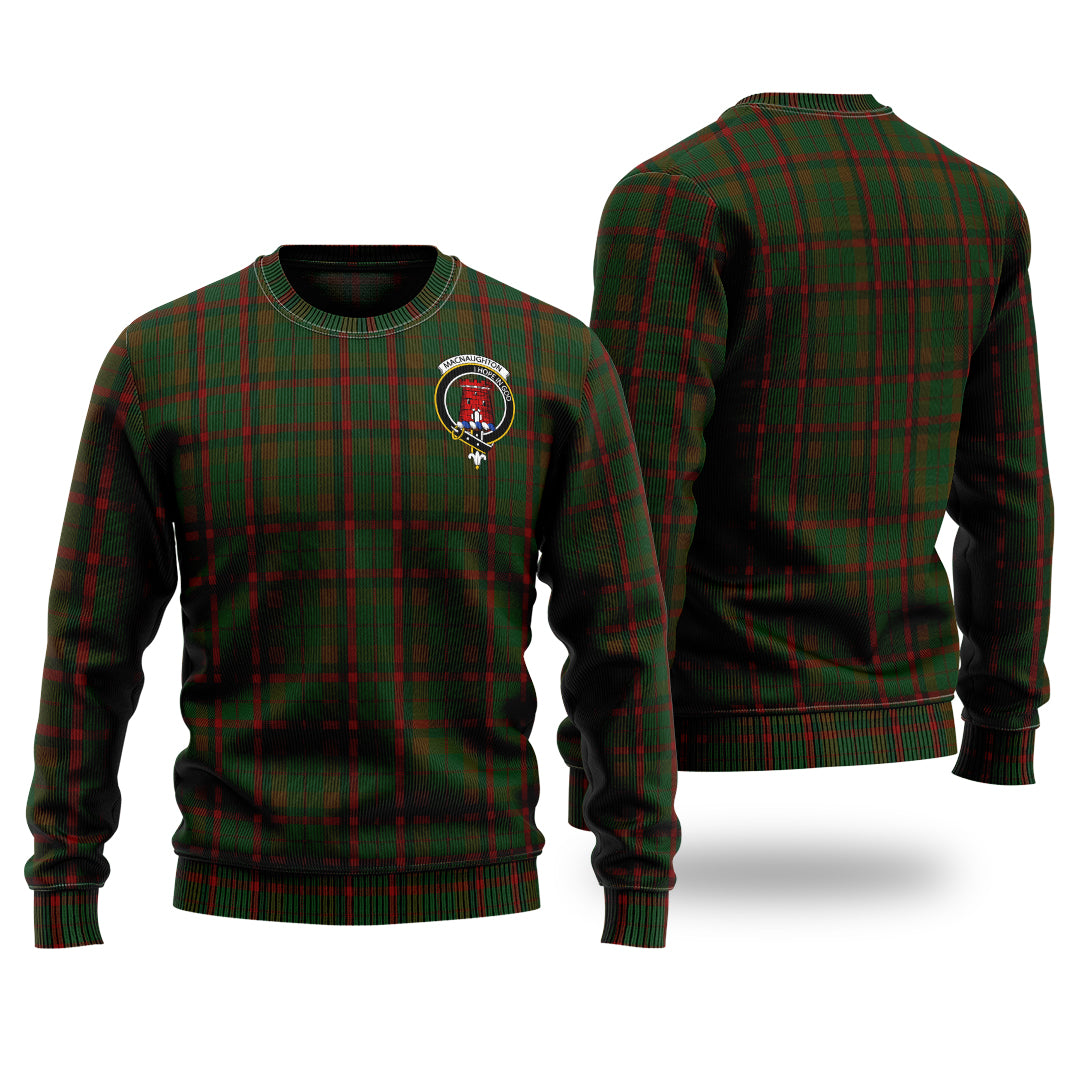 Clan Macnaughton Hunting Tartan Christmas Ugly Sweater SV19 Macnaughton Hunting Tartan Tartan Sweater   