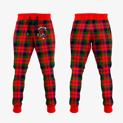 Clan MacNaughton Modern Tartan Crest Jogger Sweatpants IH17 Clan MacNaughton Tartan Today   