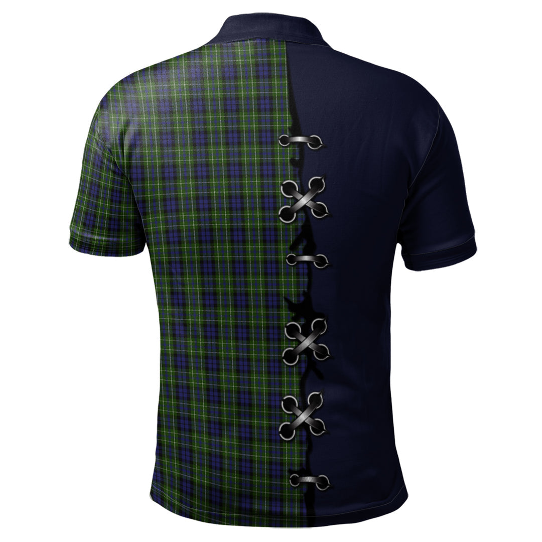 Clan MacNeil of Colonsay Tartan Polo Shirt - Lion Rampant And Celtic Thistle Style LU21 MacNeil of Colonsay Tartan Tartan Polo   