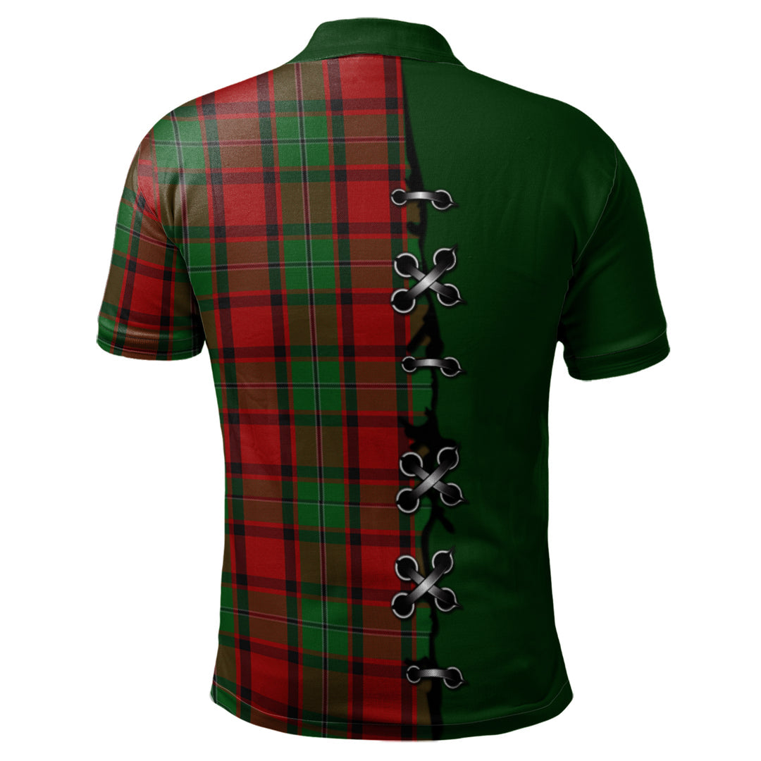 Clan MacPhail Tartan Polo Shirt - Lion Rampant And Celtic Thistle Style JB92 MacPhail Tartan Tartan Polo   