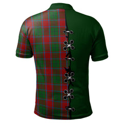 Clan MacPhail Blue Bands Tartan Polo Shirt - Lion Rampant And Celtic Thistle Style RB90 MacPhail Blue Bands Tartan Tartan Polo   