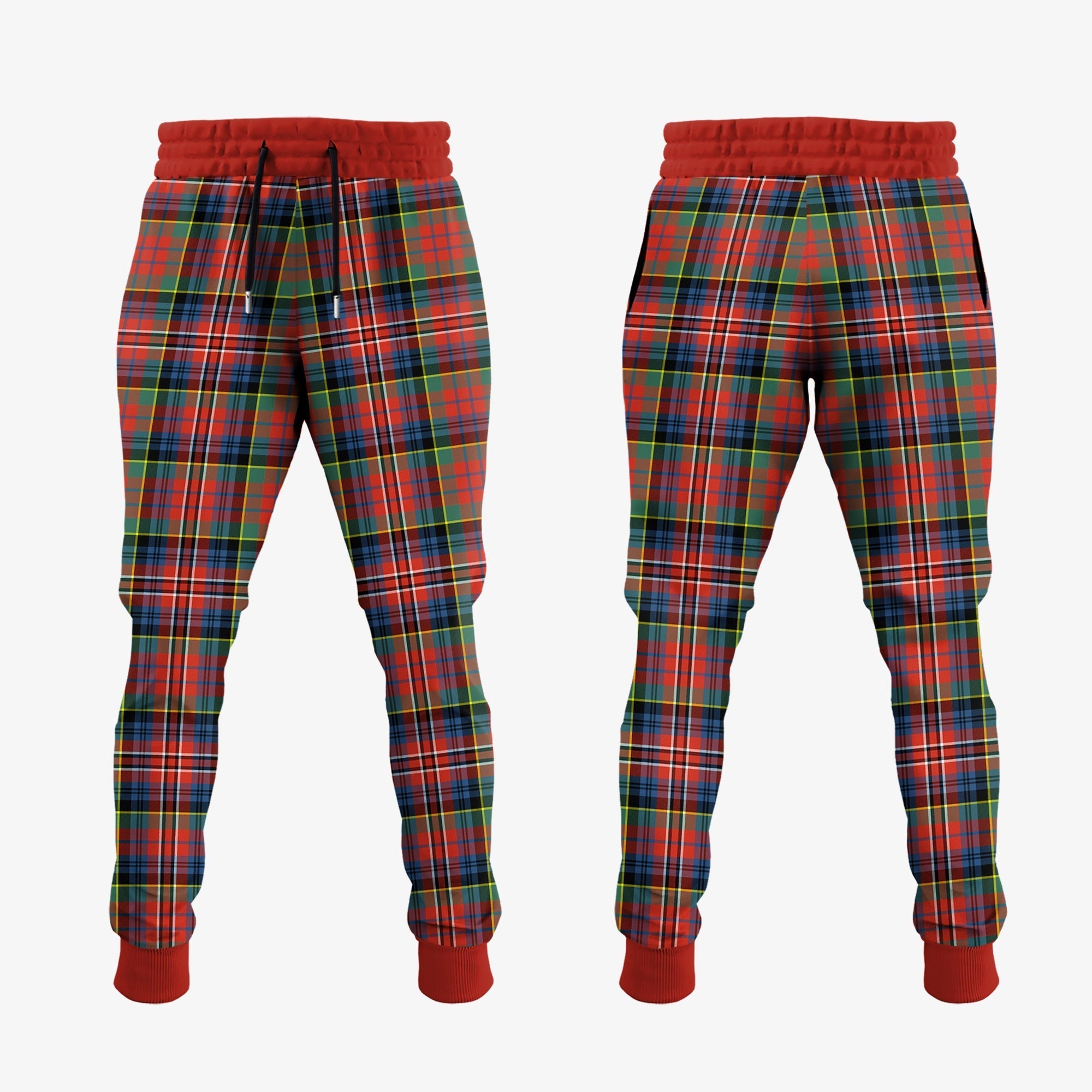 Clan MacPherson Ancient Tartan Crest Jogger Sweatpants GI76 Clan MacPherson Tartan Today   