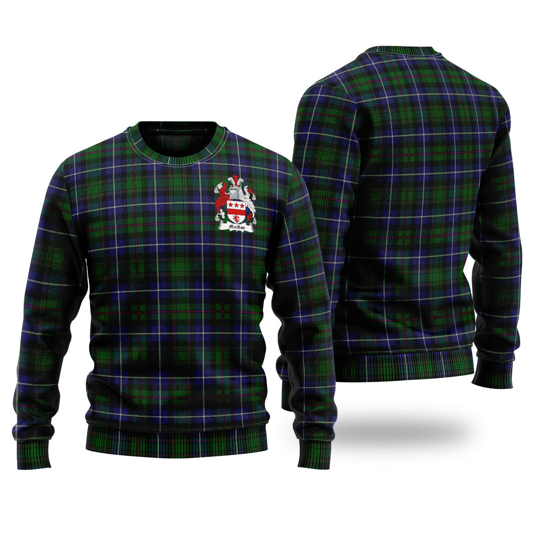 Clan MacRow Hunting Tartan Christmas Ugly Sweater OX93 MacRow Hunting Tartan Tartan Sweater   