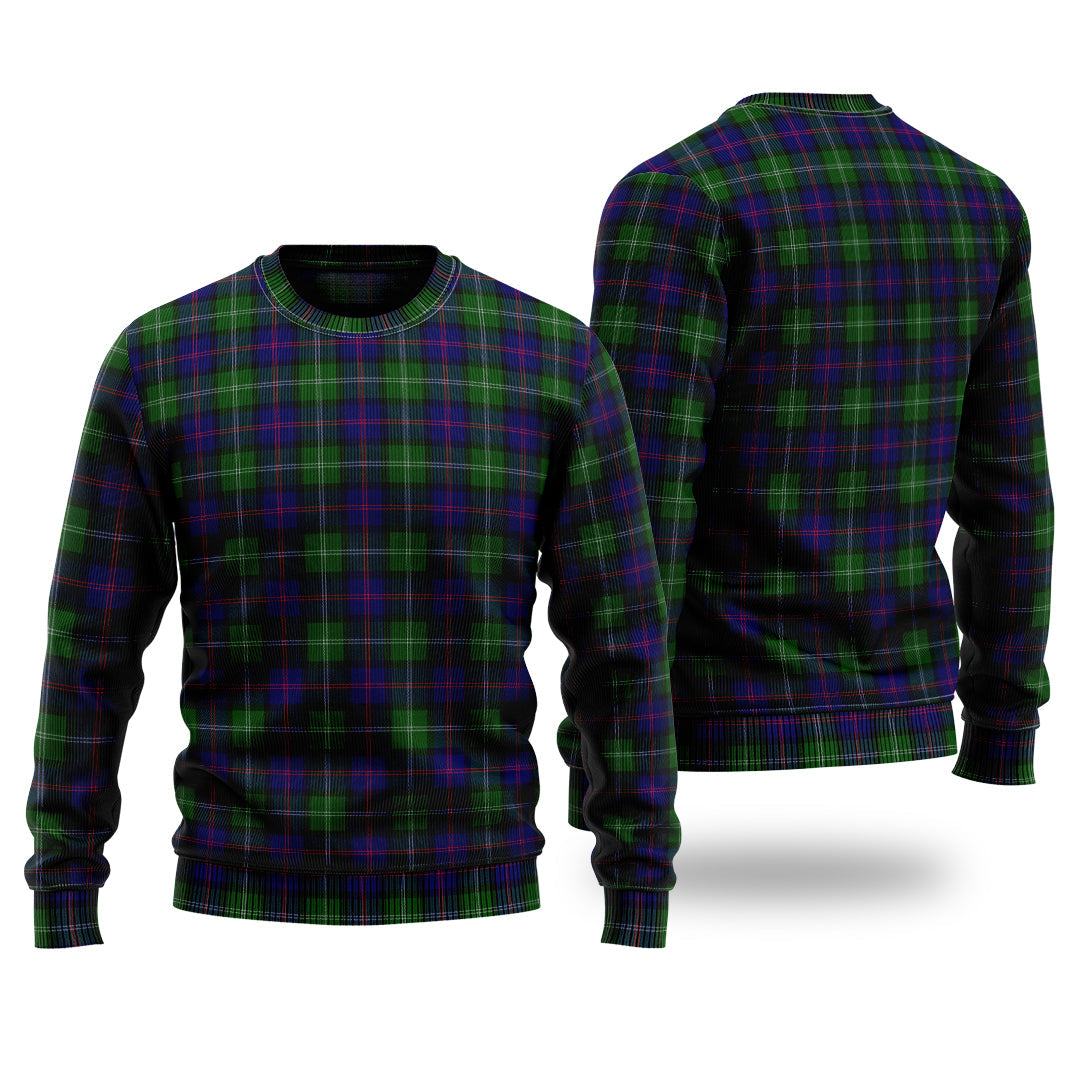 Clan MacThomas Modern Tartan Christmas Ugly Sweater WD62 MacThomas Modern Tartan Tartan Sweater   