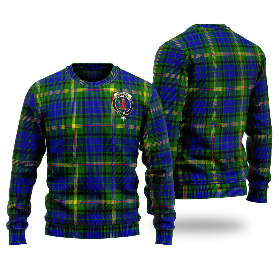 Clan Maitland Tartan Christmas Ugly Sweater WB32 Maitland Tartan Tartan Sweater   