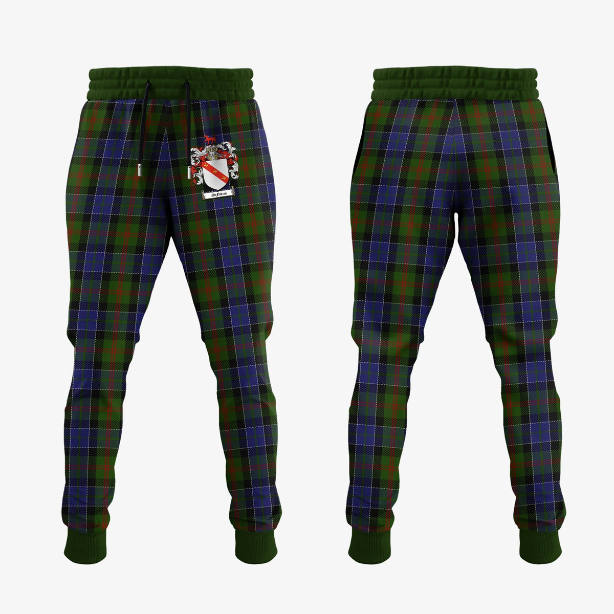 Clan McFadzen 03 Tartan Crest Jogger Sweatpants QY94 Clan McFadzen Tartan Today   