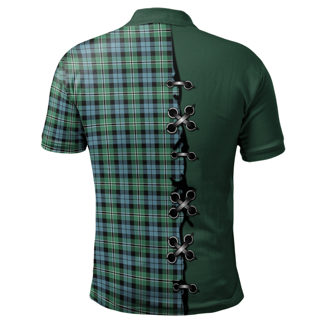 Clan Melville Ancient Tartan Polo Shirt - Lion Rampant And Celtic Thistle Style JB45 Melville Ancient Tartan Tartan Polo   