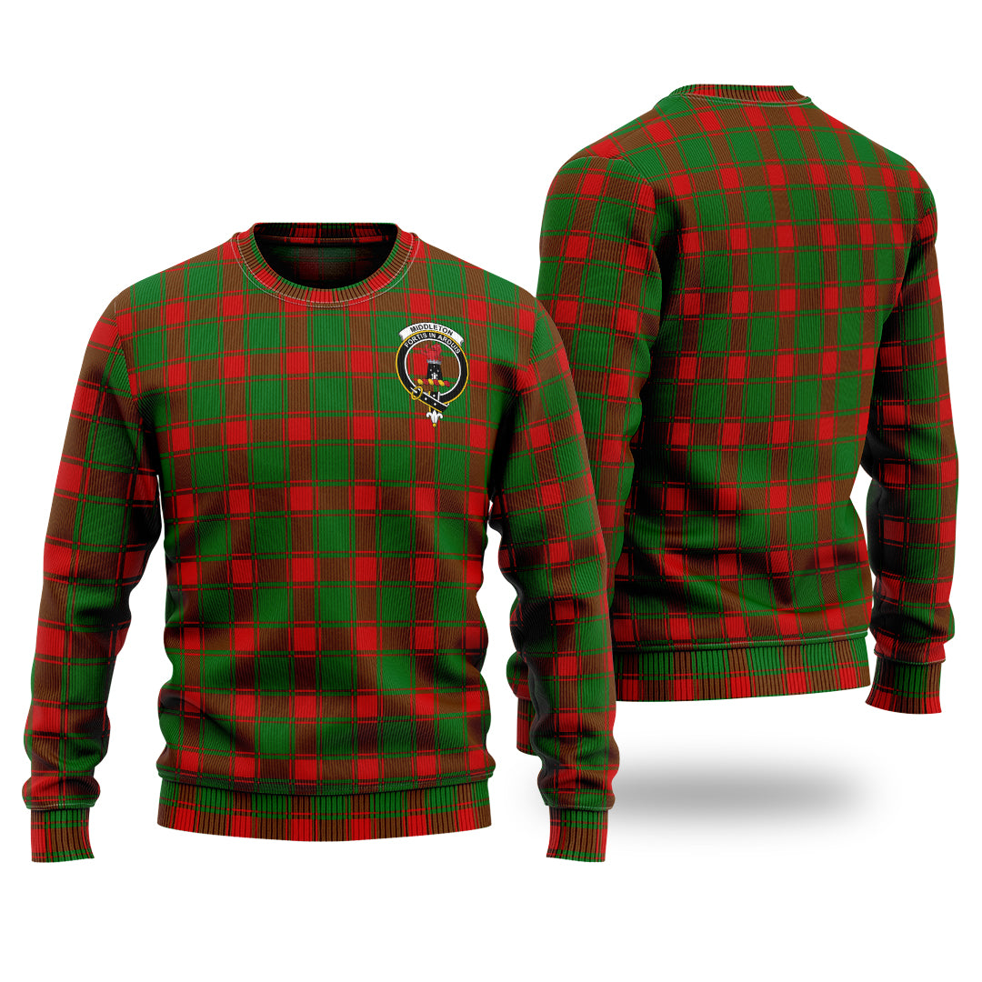 Clan Middleton Modern Tartan Christmas Ugly Sweater DO42 Middleton Modern Tartan Tartan Sweater   