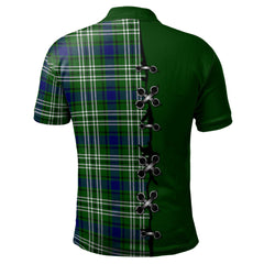 Clan Mow Tartan Polo Shirt - Lion Rampant And Celtic Thistle Style UP56 Mow Tartan Tartan Polo   