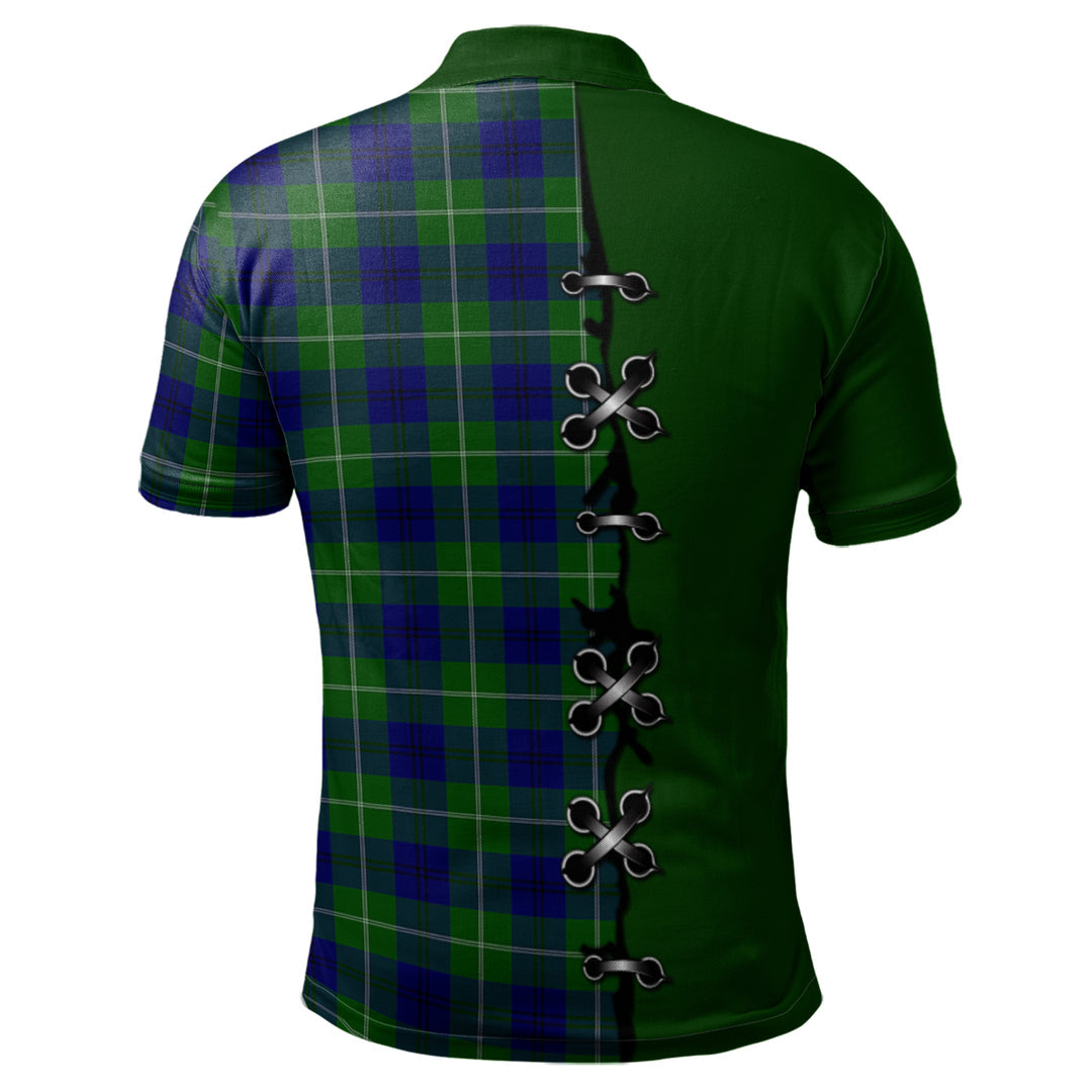 Clan Oliphant Modern Tartan Polo Shirt - Lion Rampant And Celtic Thistle Style FD39 Oliphant Modern Tartan Tartan Polo   