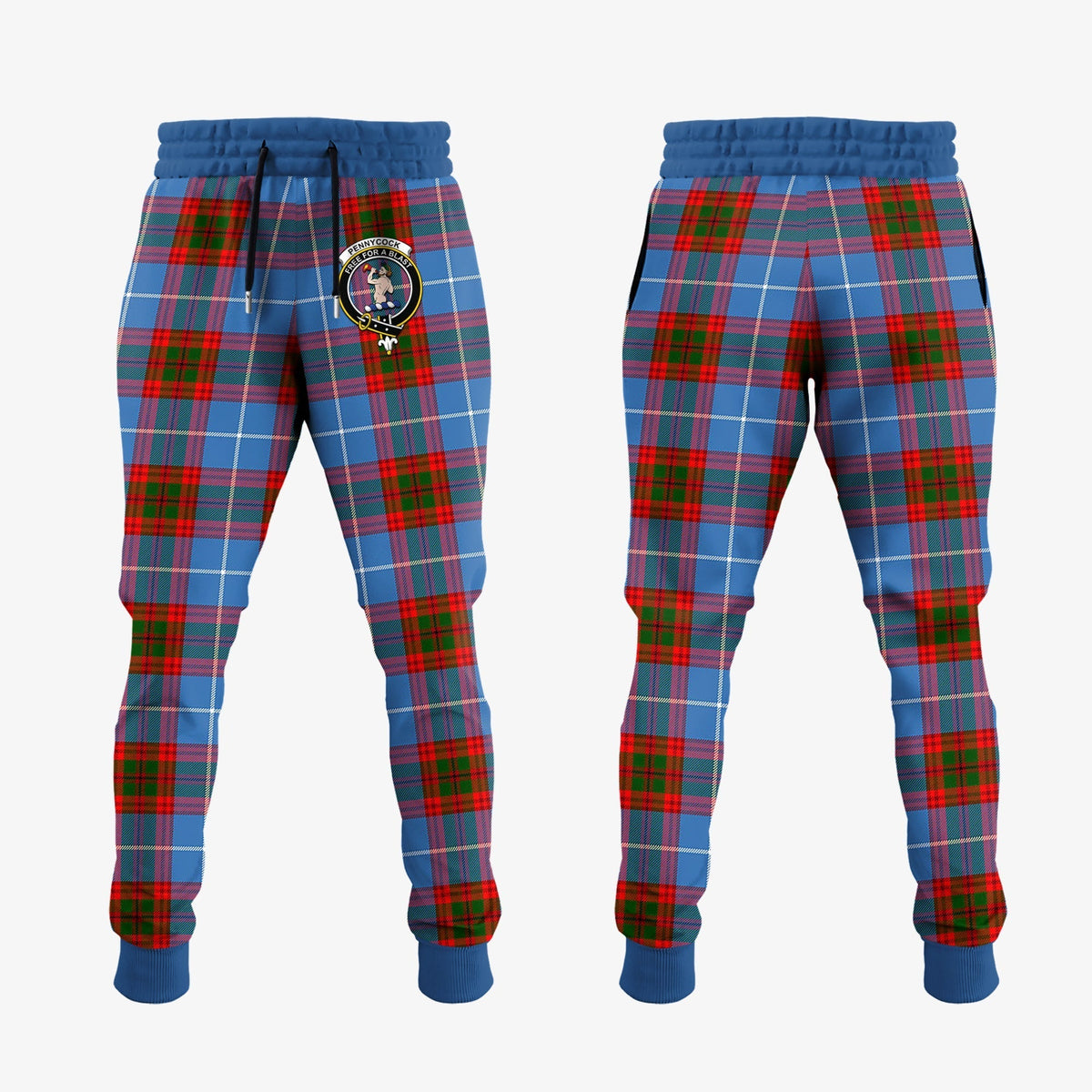 Clan Pennycook Tartan Crest Jogger Sweatpants CJ80 Clan Pennycook Tartan Today   