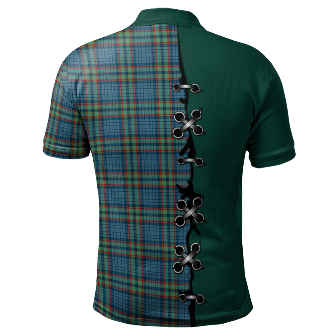 Clan Ralston UK Tartan Polo Shirt - Lion Rampant And Celtic Thistle Style BK92 Ralston UK Tartan Tartan Polo   