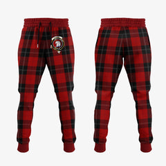 Clan Ramsay Red Tartan Crest Jogger Sweatpants ND69 Clan Ramsay Tartan Today   