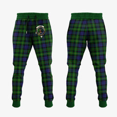 Clan Rollo Tartan Crest Jogger Sweatpants MF80 Clan Rollo Tartan Today   