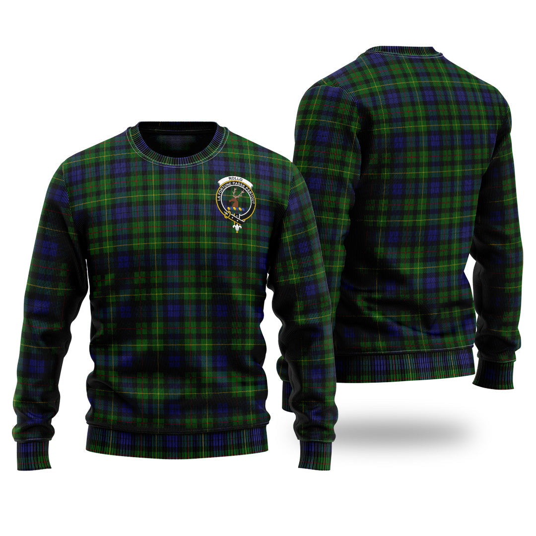 Clan Rollo Tartan Christmas Ugly Sweater ZZ81 Rollo Tartan Tartan Sweater   