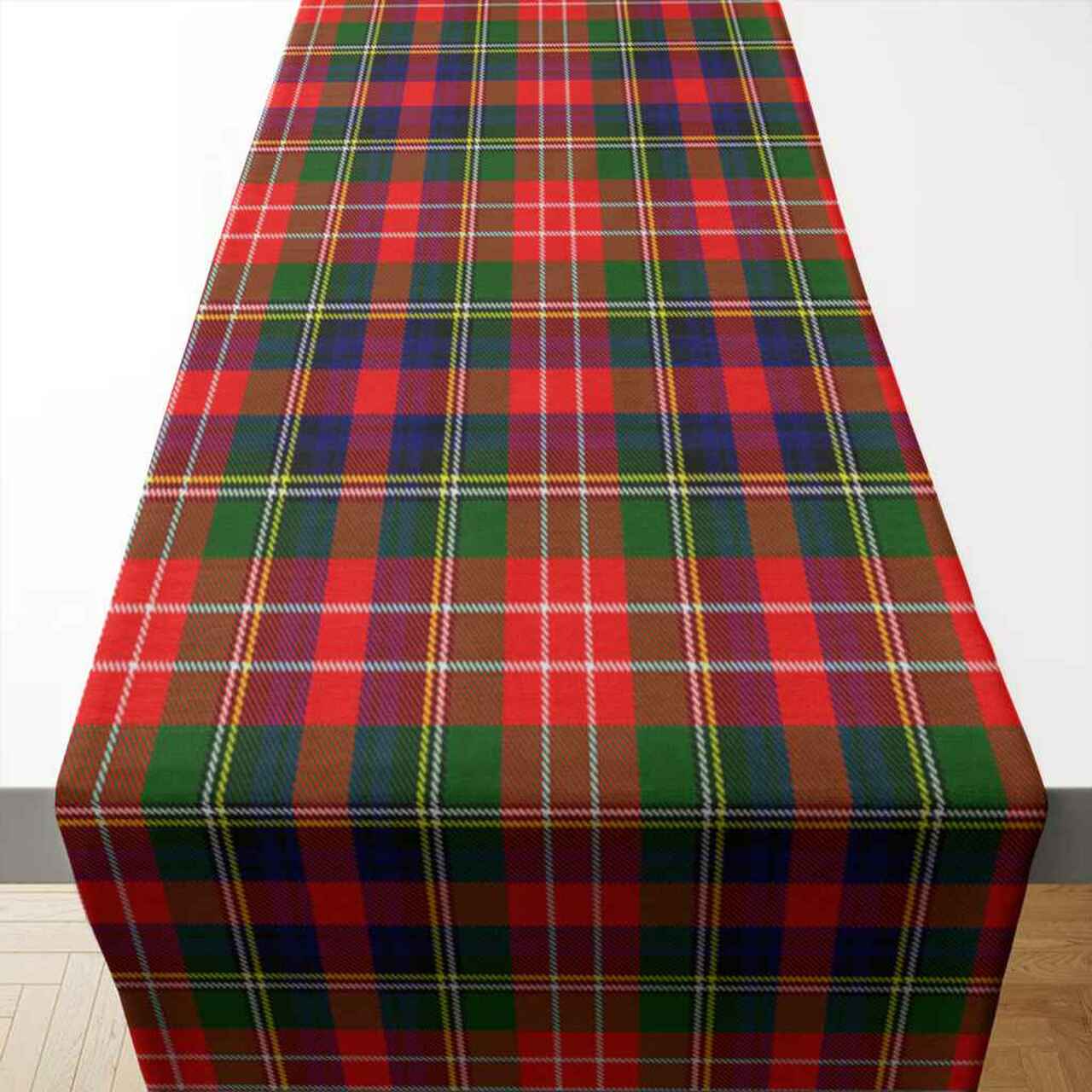 Clan Christie Tartan Table Runner Cotton GB22 Christie Tartan Tartan Table Runner   