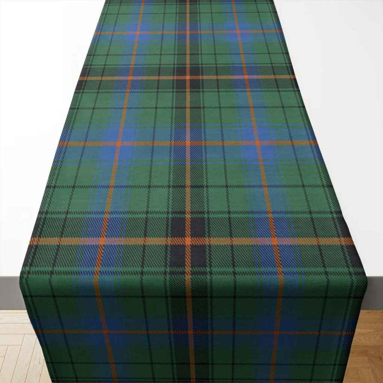 Clan Davidson Ancient Tartan Table Runner Cotton WP12 Davidson Ancient Tartan Tartan Table Runner   