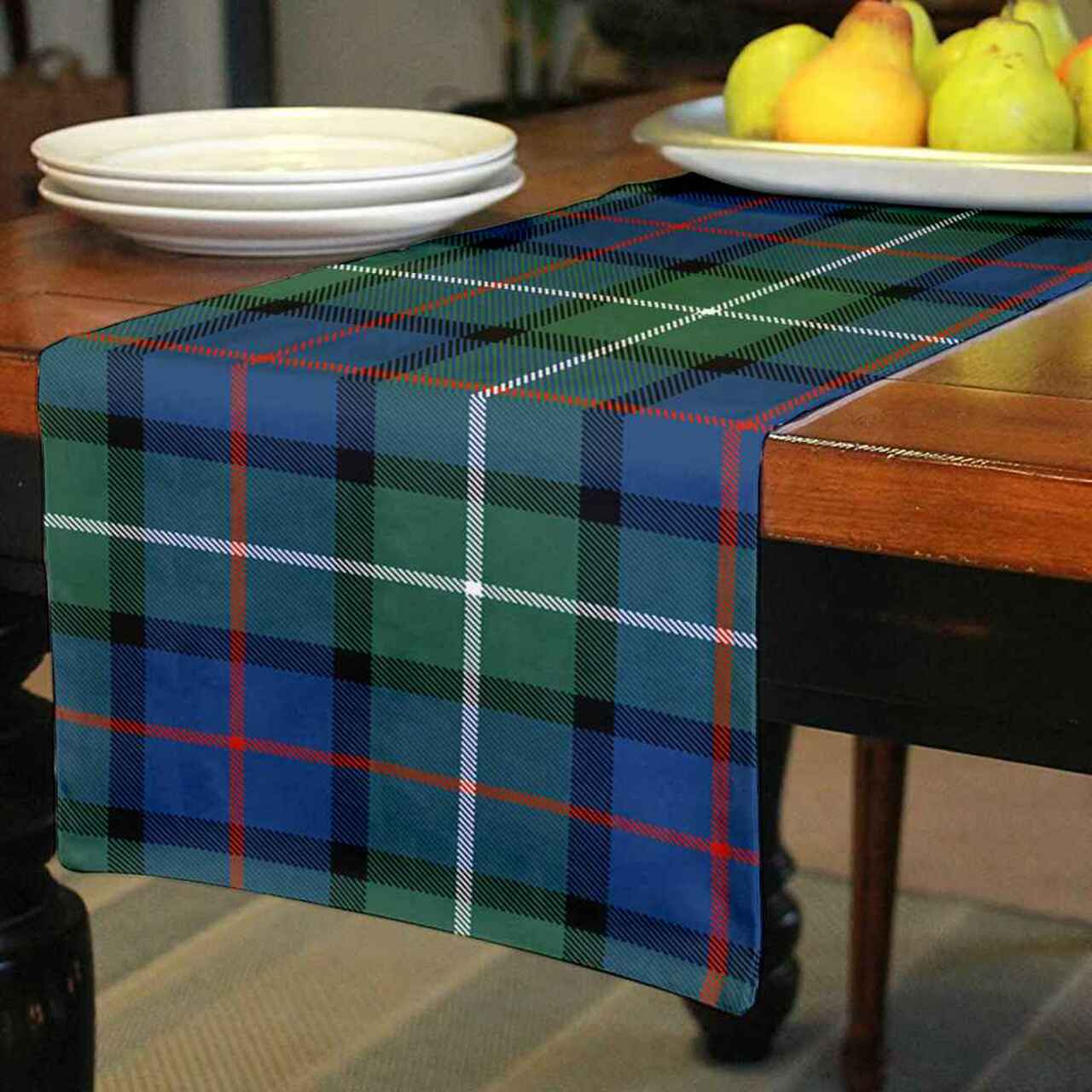 Clan Davidson of Tulloch Tartan Table Runner Cotton JQ40 Davidson of Tulloch Tartan Tartan Table Runner   