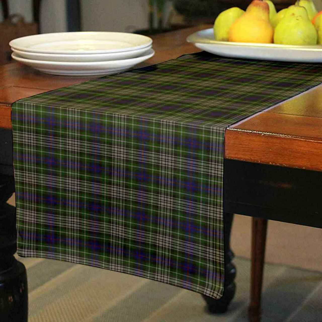 Clan Davidson Tulloch Dress Tartan Table Runner Cotton JK28 Davidson Tulloch Dress Tartan Tartan Table Runner   