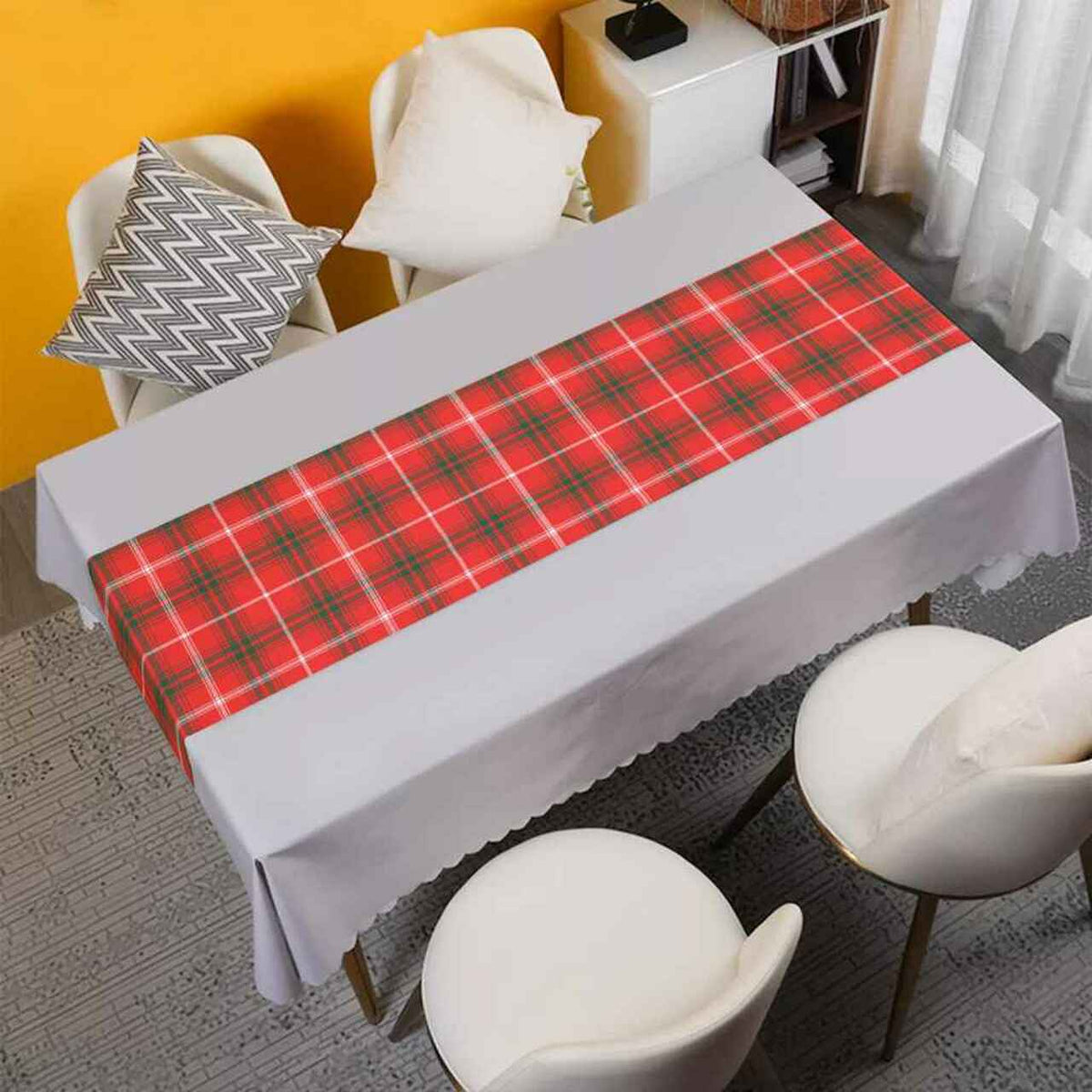 Clan Duke of Rothesay Modern Tartan Table Runner Cotton XD14 Duke of Rothesay Modern Tartan Tartan Table Runner   