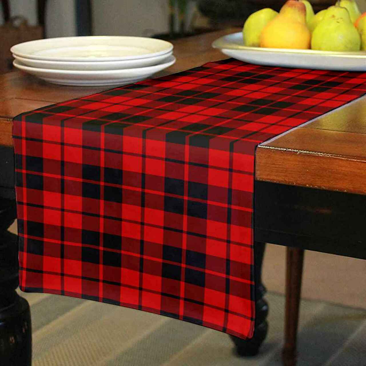 Clan Ettrick District Tartan Table Runner Cotton OG66 Ettrick District Tartan Tartan Table Runner   